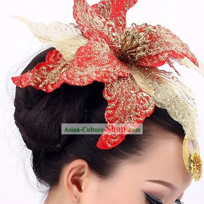 Chinese Folk Dance Costume Headpiece