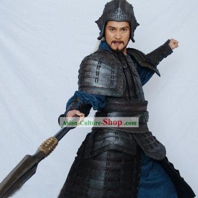 Yue Fei General Costumes and Helmet Complete Set