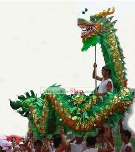 Shinning Green Dragon Dance Costume Complete Set