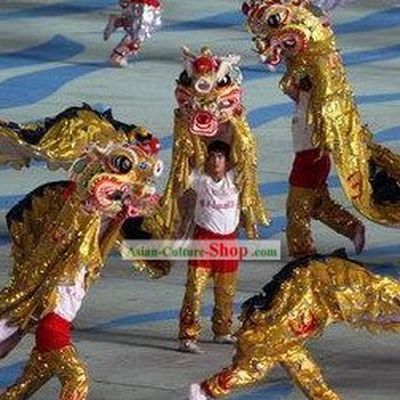 Peking Olympic Games Kylin Dancing Costumes Complete Set