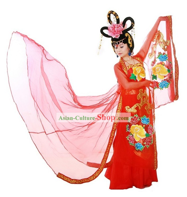 Ancient Chinese Tang Dynasty Empress Costumes Complete Set