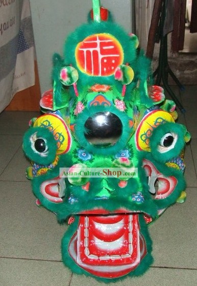 Handmade Green Kylin Dancing Costumes Complete Set