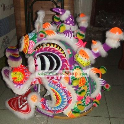 Chinese Spring Festival Celebration Kylin Dance Costumes Complete Set