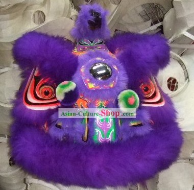 Chinese Lunar New Year Celebration Luminous Lion Dance Costume Complete Set