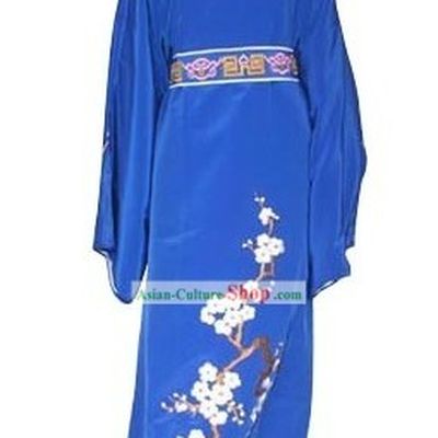 Traditional Chinese Blue Robe for Men