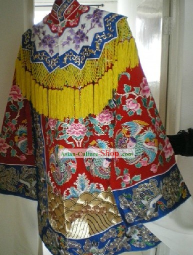 Peking Opera Mu Guiying Embroidered Phoenix Robe