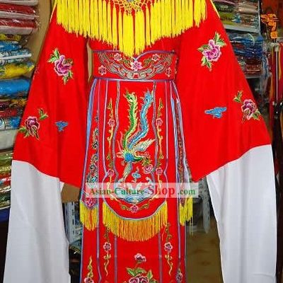 Chinese Beijing Opera Embroidered Phoenix Costume