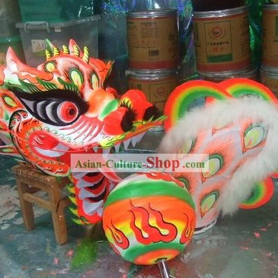 Luminous Phoenix Pattern Dragon Dance Equipment Complete Set