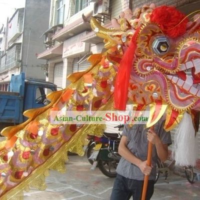 Golden Beijing Olympic Games Dragon Dance Costume Complete Set