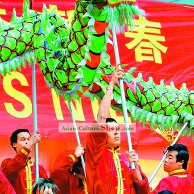 Supreme Green Luminescent Dragon Dance Costume Complete Set
