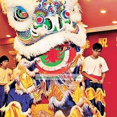 Happy Celebration Chinese Lion Dance Costumes Complete Set