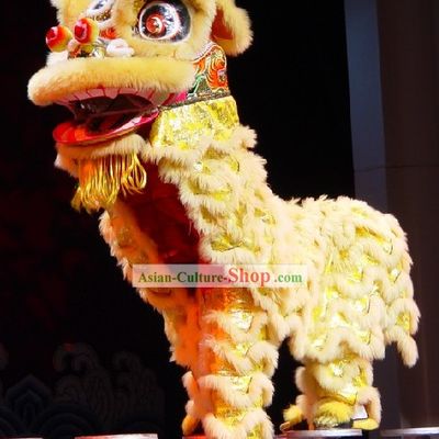 Standard Long Wool Southern Lion Dance Costumes Complete Set for Kids