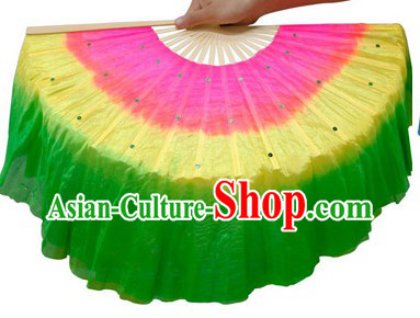 Traditional Chinese Rainbow Dance Fan