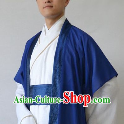 Ancient Chinese Husband Clothing and Hat for Men