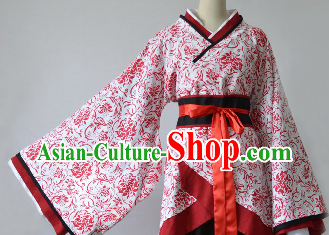 Ancient Chinese Hanfu Beauty Clothing Complete Set for Women