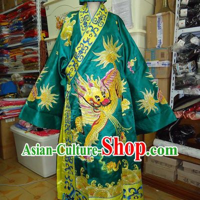 Ancient Chinese Embroidered Kylin Grand Tutor Costume and Hat for Men