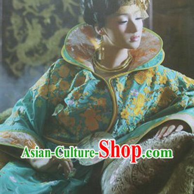 Ancient Chinese Imperial Concubine Green Costumes