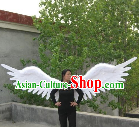 Handmade Long Feather Big Angel Wings Dance Performance Prop