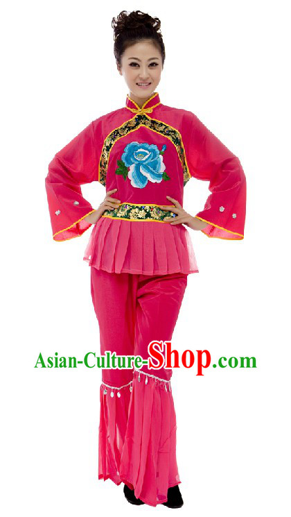 Traditional Chinese Yangge Dance Costume for Women