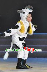 Chinese Cow Dance Costumes for Kids