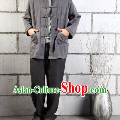 Chinese Classic Mandarin Martial Arts Clothes Complete Set for Men
