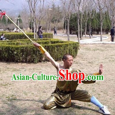 One Shoulder Shaolin Kung Fu Suit Complete Set for Men