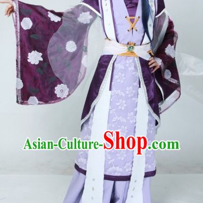 Ancient Chinese Sword World Character Costumes for Men