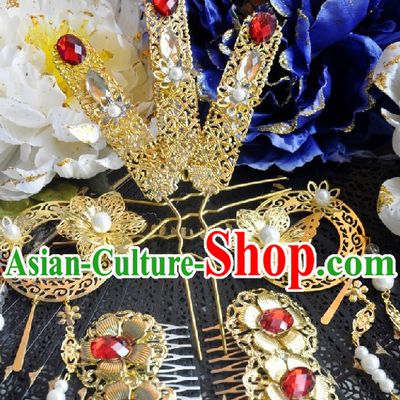 Ancient Chinese Palace Concubine Headpiece for Women