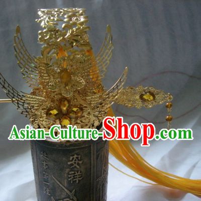 Handmade Ancient Chinese Style Emperor Hat for Men