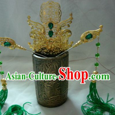 Handmade Ancient Chinese Palace Style Emperor Crown