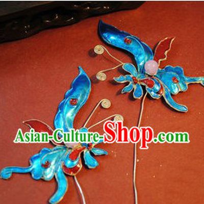 Ancient Chinese Handmade Butterfly Hairpin for Women