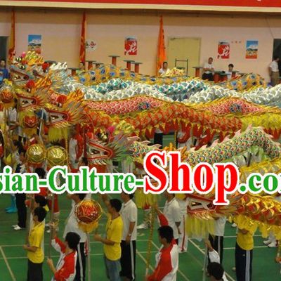 Chinese Classic Dragon Dance Costumes Eight Sets