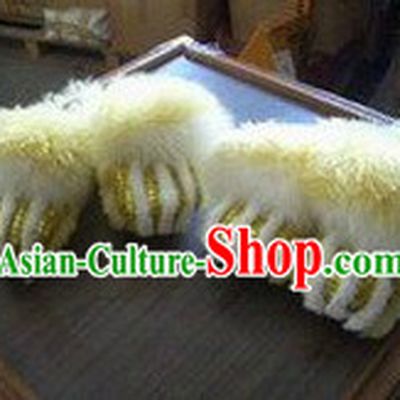 Professional Sheep Fur Lion Dance Claws