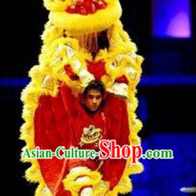Professional Competition and Celebration Lion Dance Costumes Complete Set