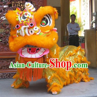 Spring Festival Big Celebration FUT SAN Lion Dance Costumes Complete Set