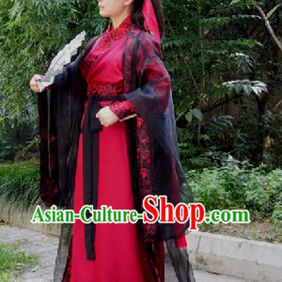 Ancient Chinese Swordsman Clothing Complete Set