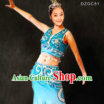Traditional Dai Minority Dance Costume for Women