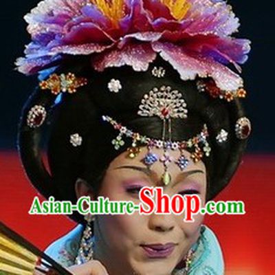 Ancient Chinese Tang Dynasty Imperial Empress Wig Set