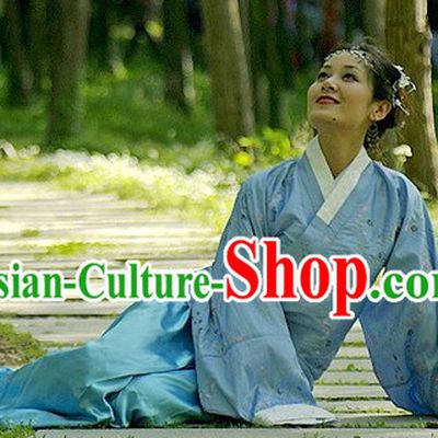 Ancient Chinese Female Civilian Dress Complete Set