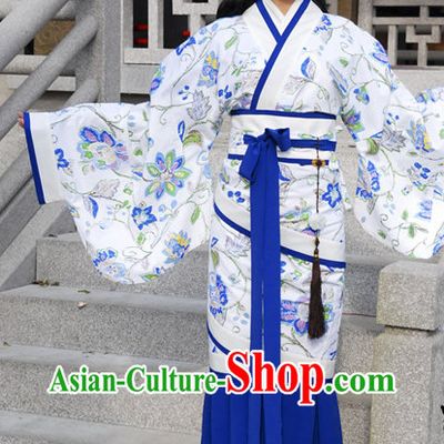 Ancient Chinese Princess Fish Tail Robe for Women