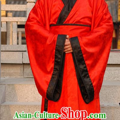 Ancient Chinese Han Bridegroom Wedding Dress for Men