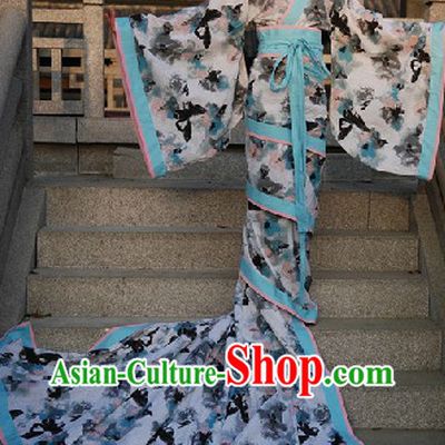 Ancient Chinese Fish Tail Butterfly Clothing Complete Set