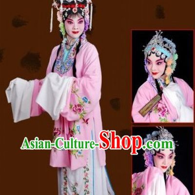 Long Sleeve Chinese Opera Embroidered Costume for Women