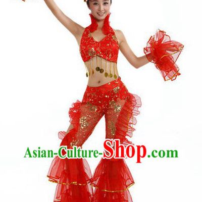 Chinese Red Dancing Costume for Women