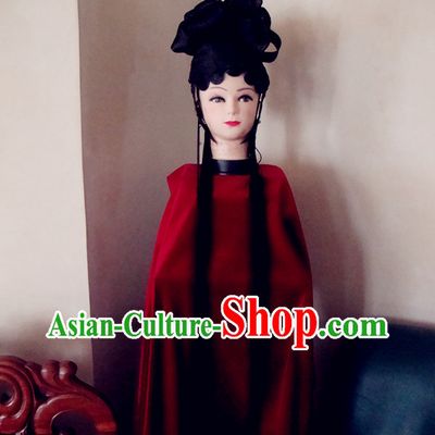 Chinese Classic Palace Long Black Wig for Women