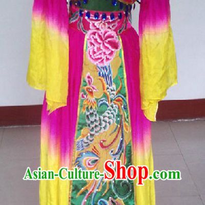 Chinese Classical Stage Performance Dramatic Empress Costumes Complete Set