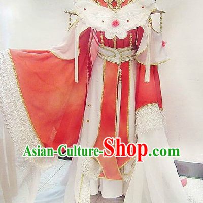Chinese Classical Princess Butterfly Costumes Complete Set