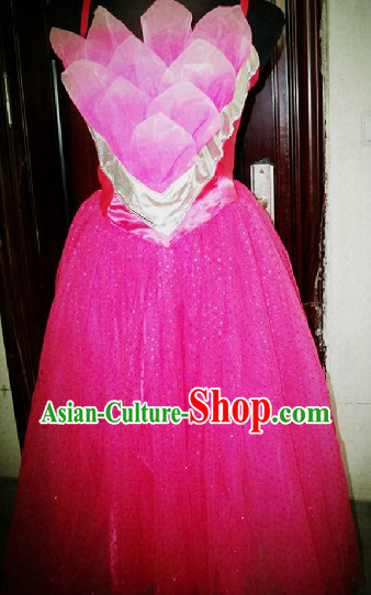 Chinese Flower Dancing Costume for Women