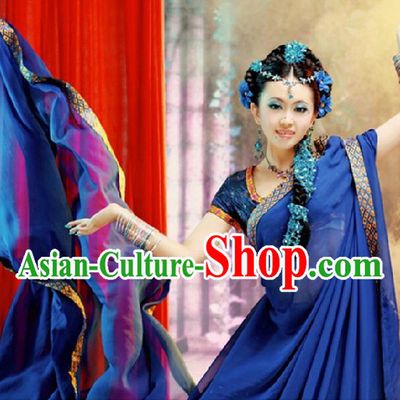 Traditional Indian Dance Costumes and Veil