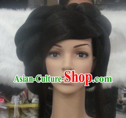 Chinese Classic Female Long Wig Complete Set